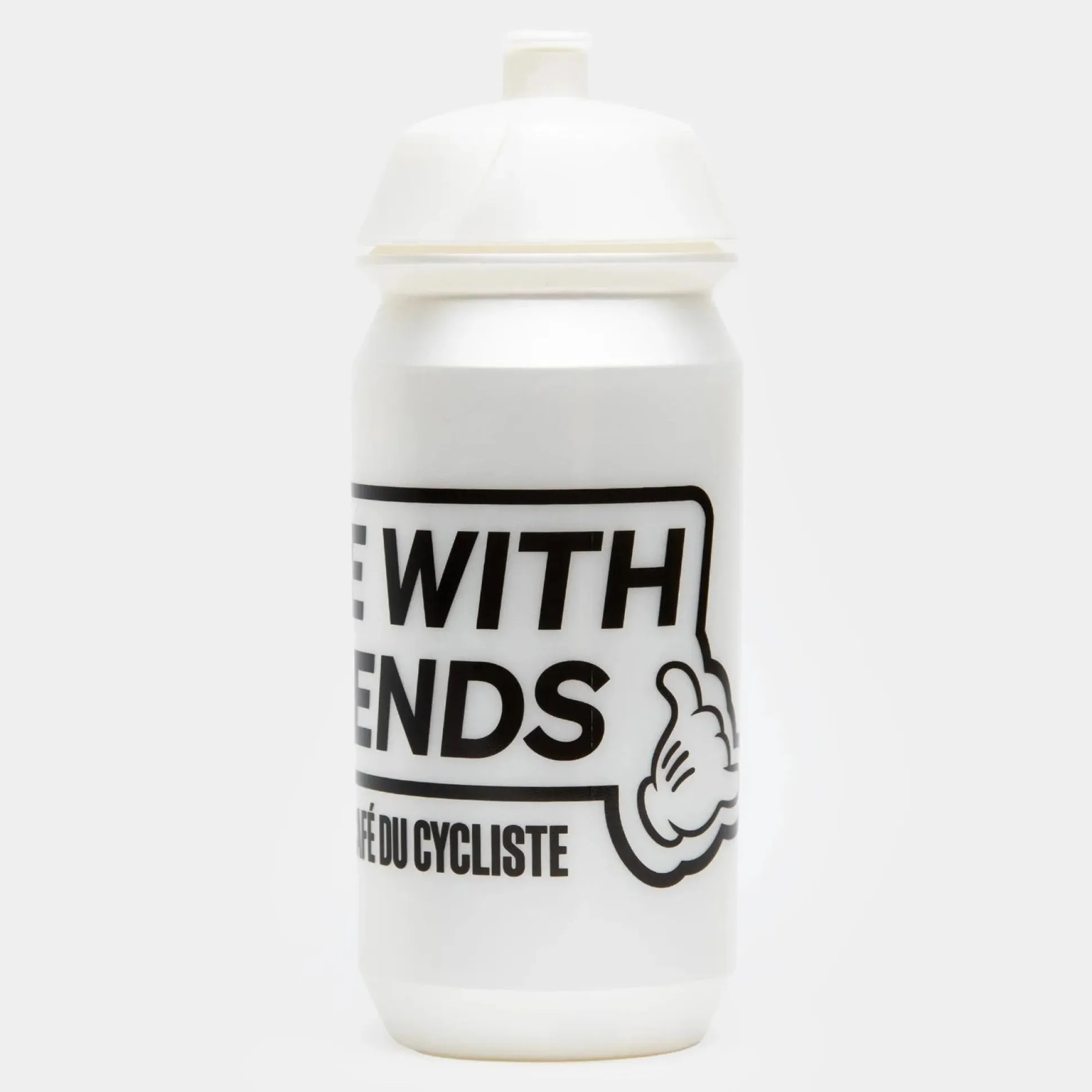 Borraccia Cafe du Cycliste Ride with Friends 500 ml - Bianco