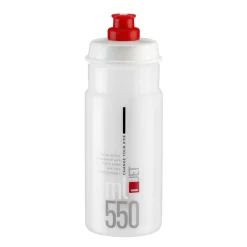 Borraccia Elite Jet Logo 550ml - Trasparente rosso
