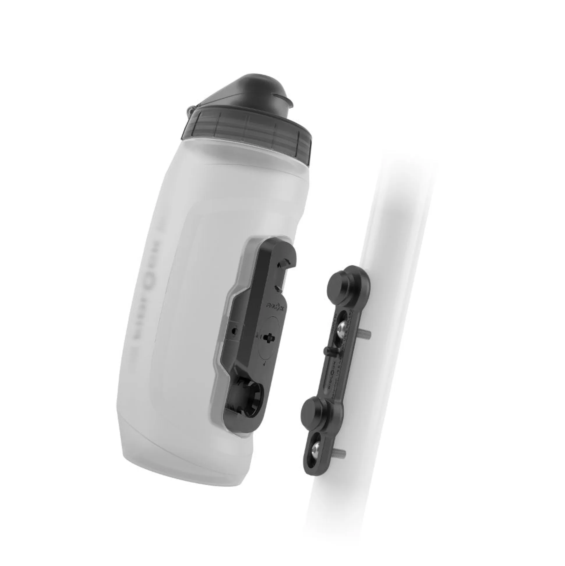 Borraccia Fidlock Twist 590 + bike base - Trasparente