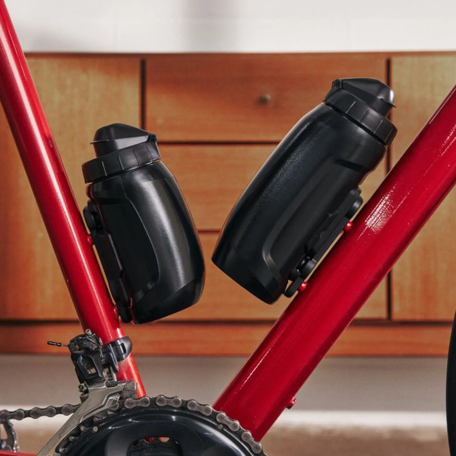 Borraccia Fidlock Twist 450 ml + bike base - Nero