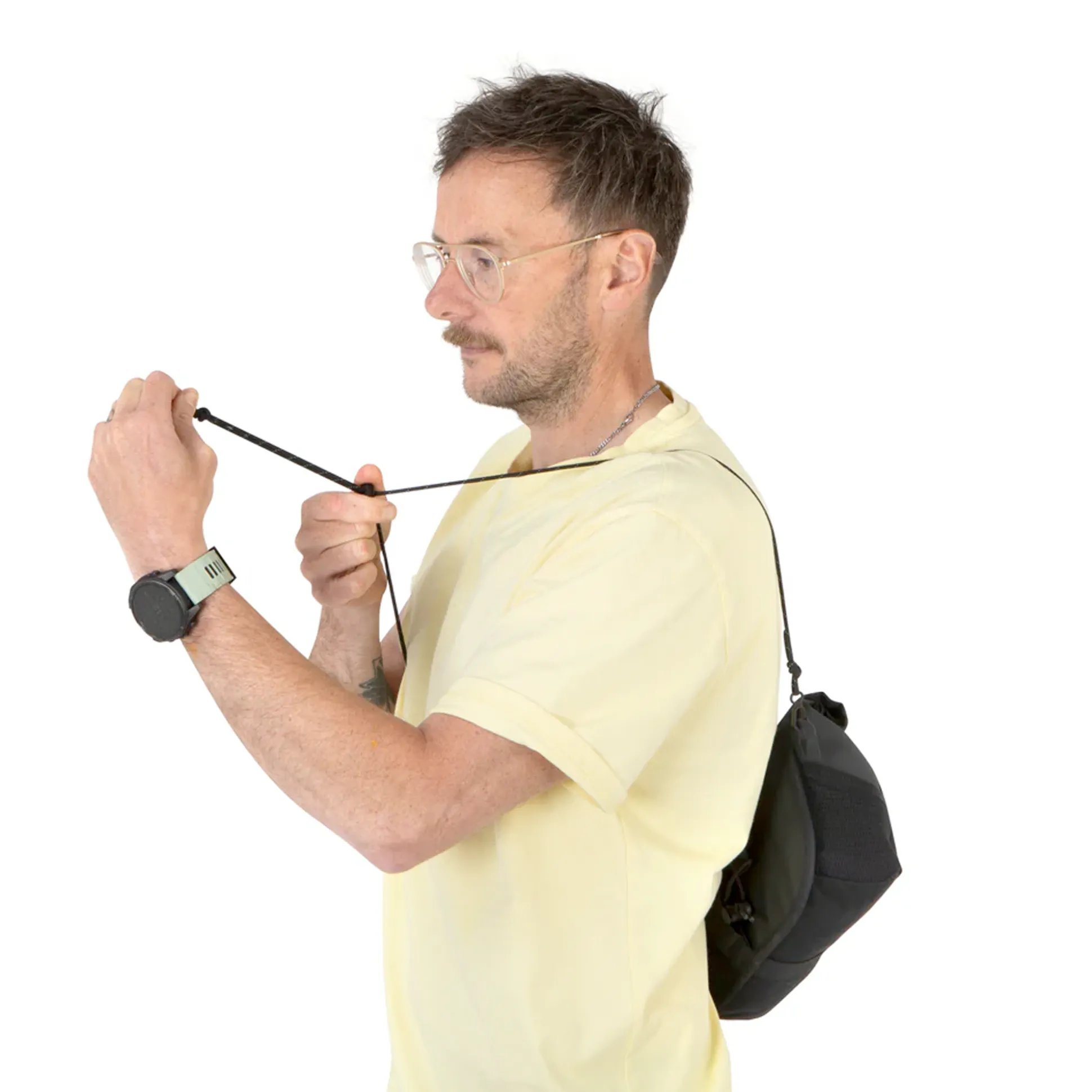 Borsa a manubrio Restrap Rolltop 4L - Nero
