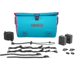 Borsa manubrio Ortlieb Velo-Sling Cyber - Blu rosa