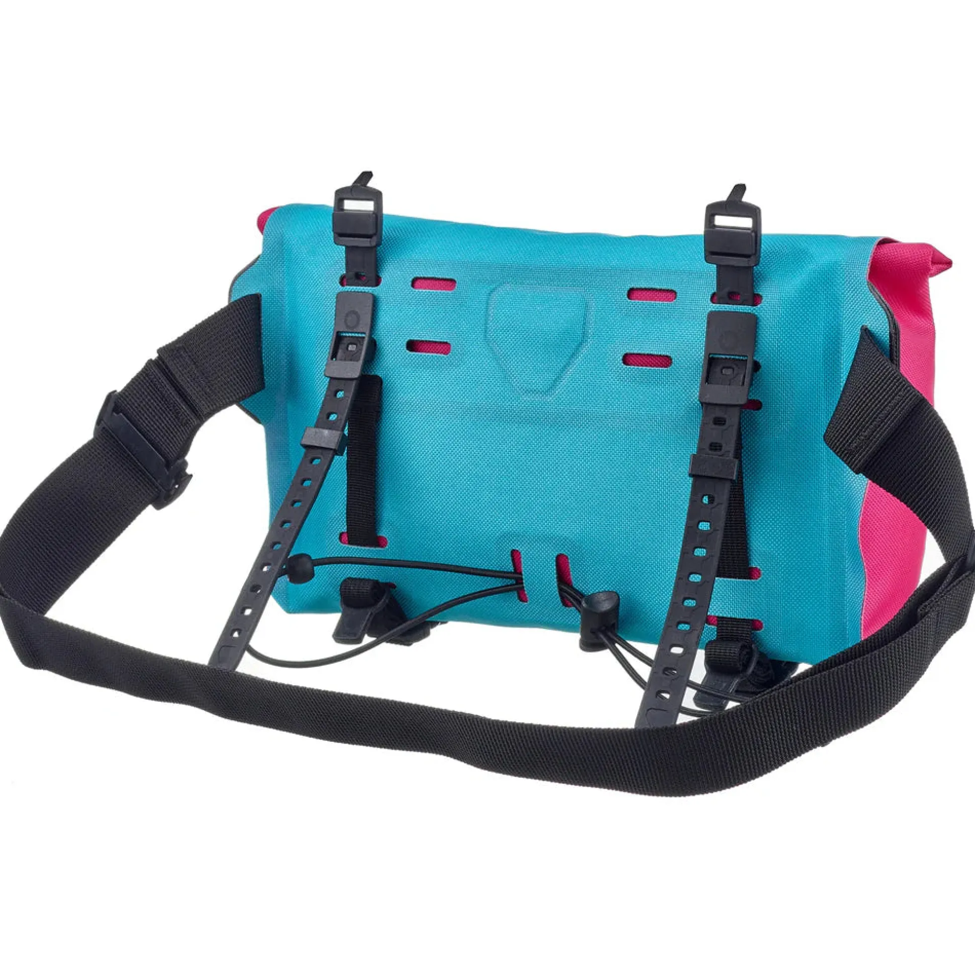 Borsa manubrio Ortlieb Velo-Sling Cyber - Blu rosa
