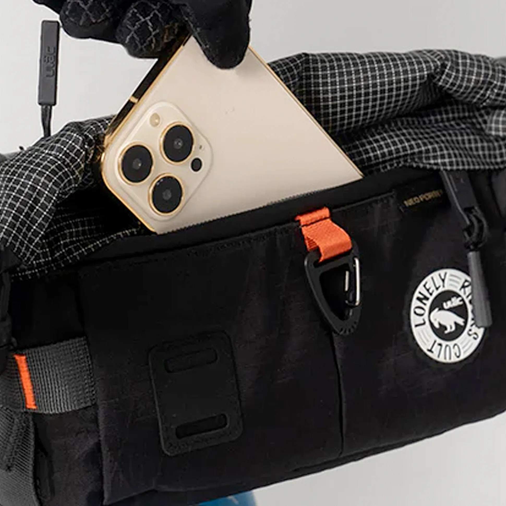Borsa manubrio Ulac Coursier Jager - Nero
