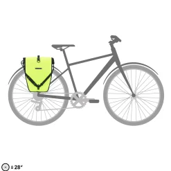 Borsa posteriore Ortlieb Back-Roller High-Vis QL2.1 - Giallo