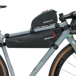 Borsa telaio Geosmina Medium Frame Gravel - Nero
