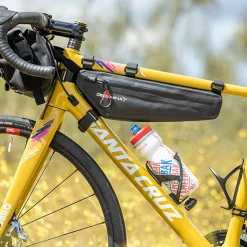 Borsa telaio Geosmina Small Frame Gravel - Nero