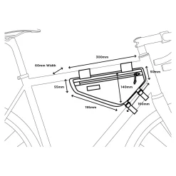 Borsa telaio Restrap Frame 2.5L - Nero