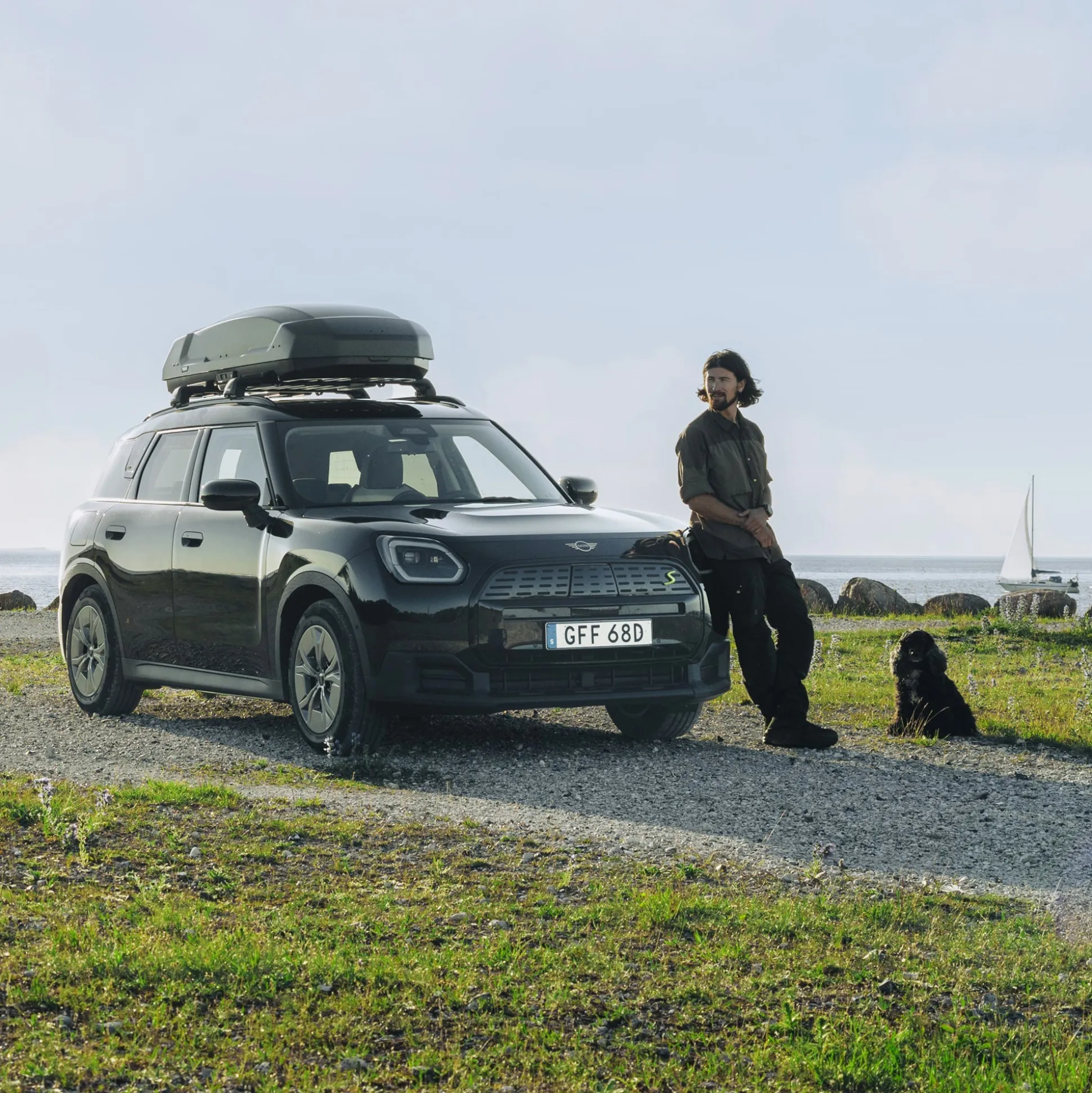 Box auto portatutto Thule Force 3 L - Nero