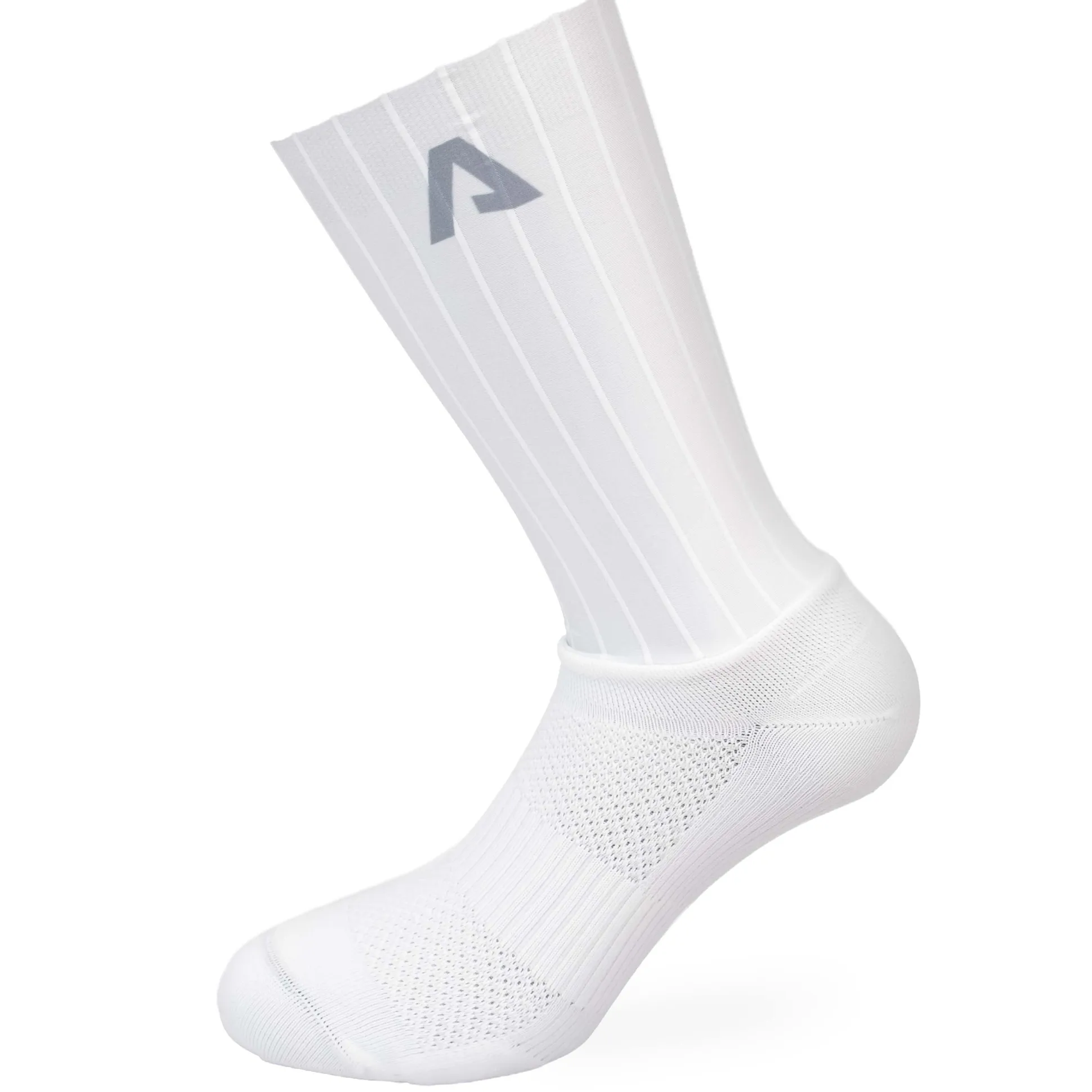 Calze All4cycling Aero Speed - Bianco
