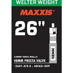 Camera d'aria Maxxis welter weight 26x1.5/2.5 - Presta 48 mm