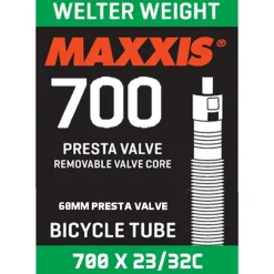 Camera d'aria Maxxis welter weight 700x23/32 - Presta 60 mm