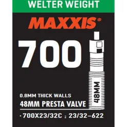 Camera d'aria Maxxis welter weight 700x23/32 - Presta 48 mm