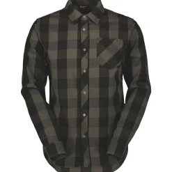 Camicia Scott Trail Flow Check - Verde