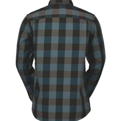 Camicia Scott Trail Flow Check - Verde blu