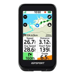 Ciclocomputer gps iGPSPORT BiNavi Air - Nero