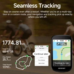 Ciclocomputer gps iGPSPORT BSC500 - Nero
