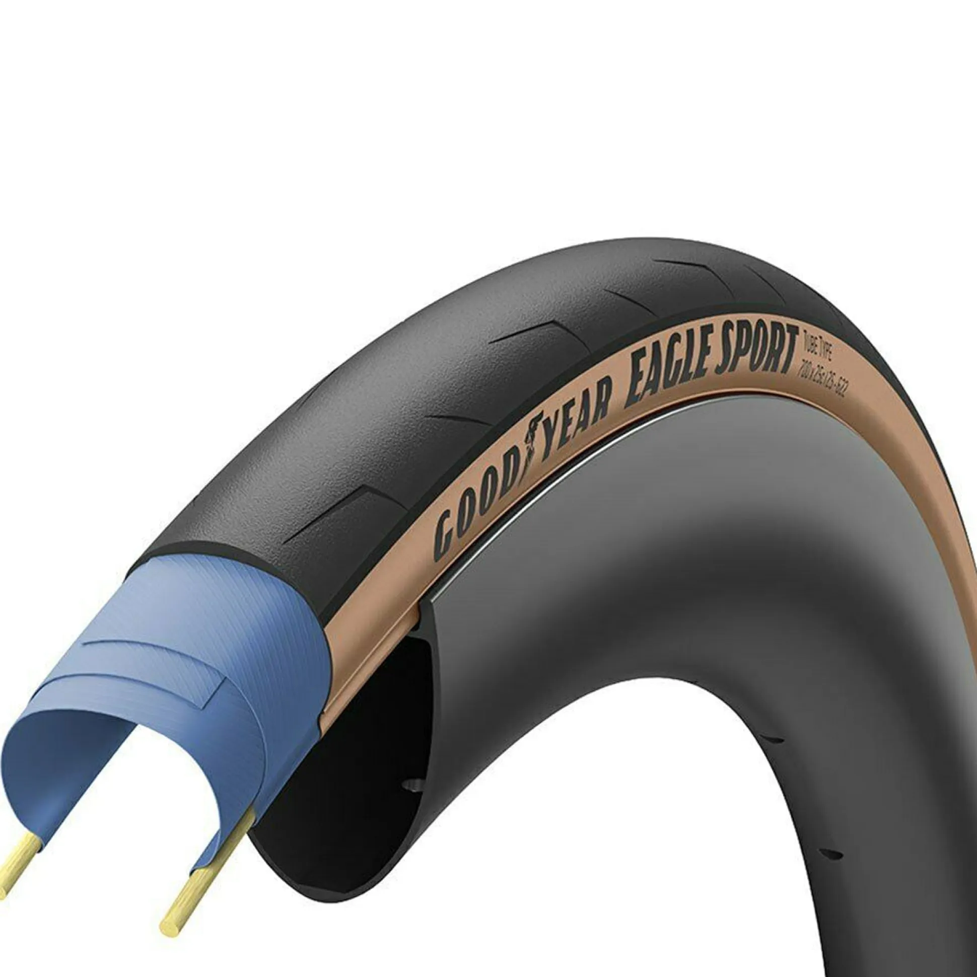 Copertoncino Goodyear Eagle Sport Tube type 700X28c - Para