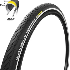 Copertoncino Michelin 24X1,85 Protek Max Tube Type Performance - Nero/Reflex