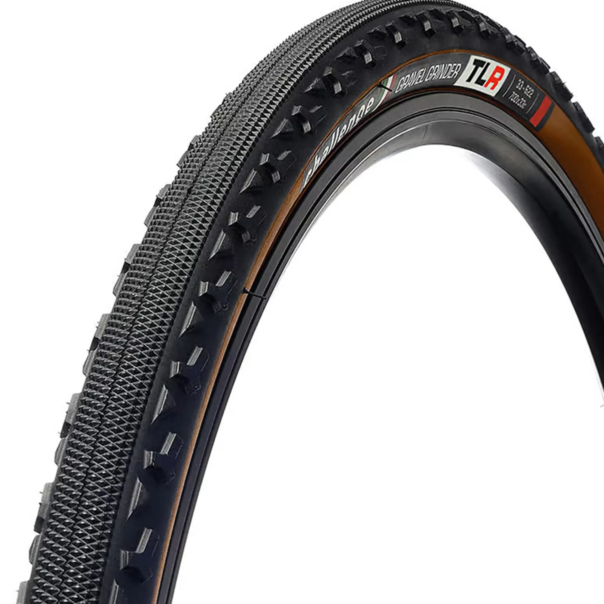 Copertone Challenge Gravel Grinder TLR 700x38 - Nero marrone