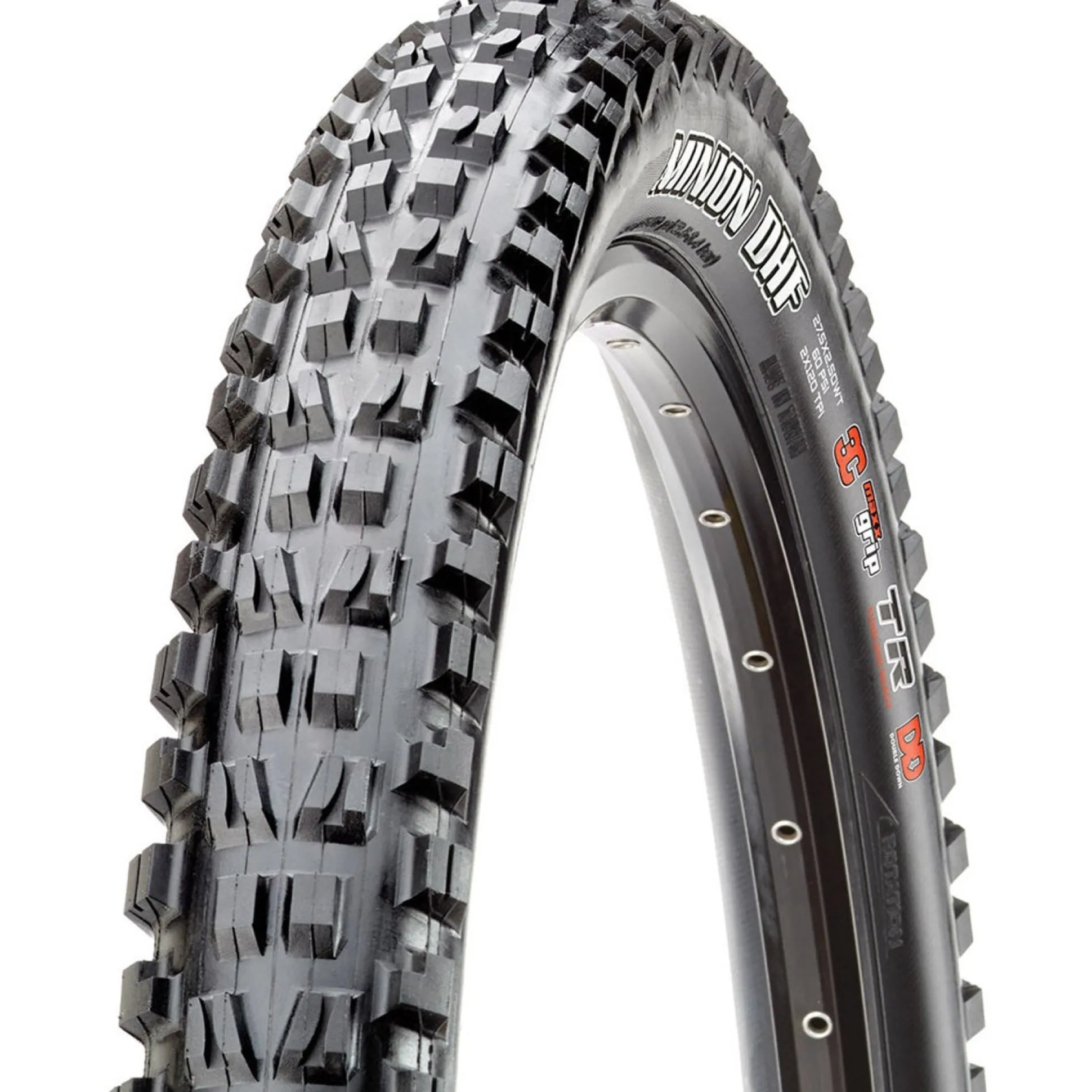 Copertone Maxxis Minion DHF EXO TR 60TPI pieghevole - 27.5 x 2.80 - Nero