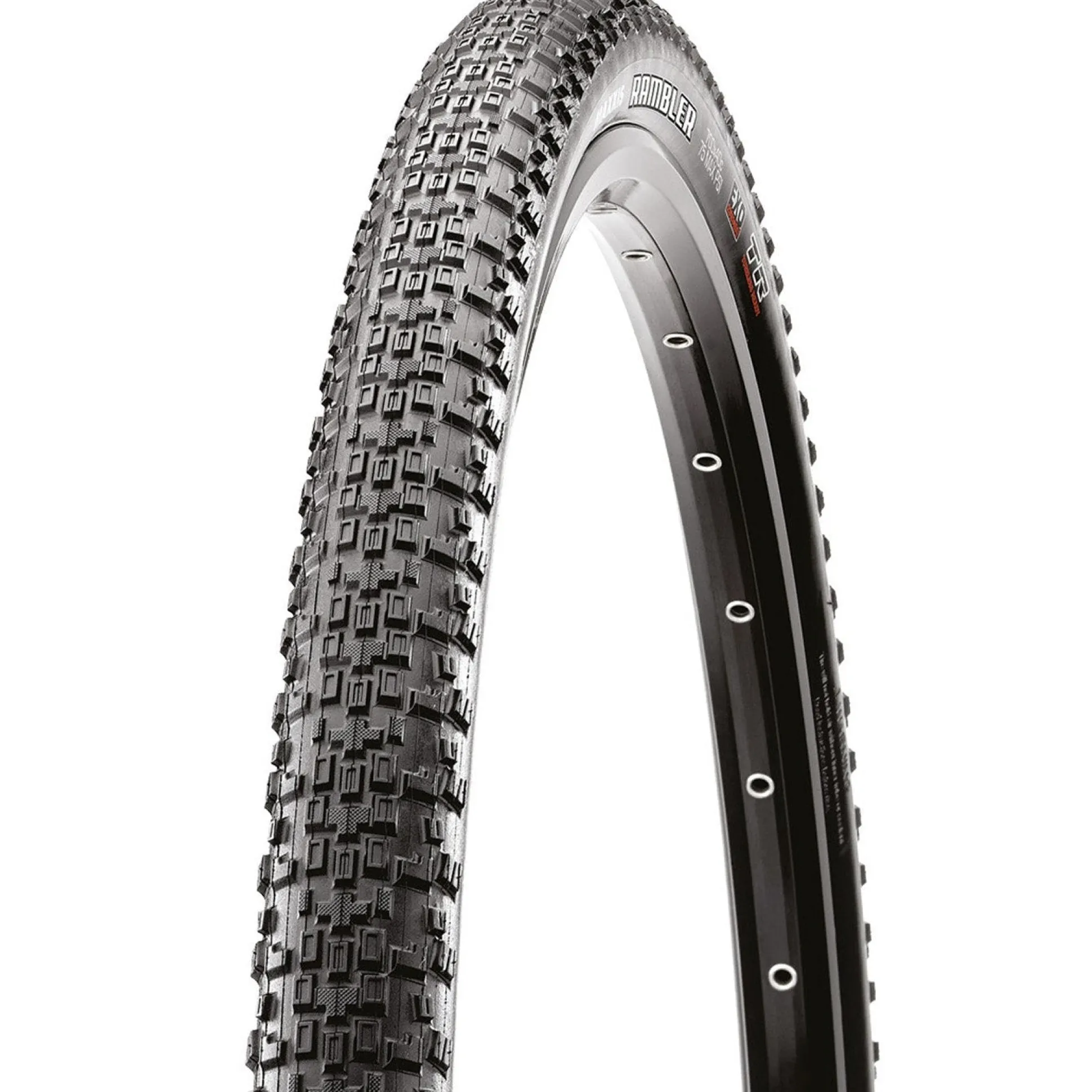 Copertone Maxxis Rambler EXO TR 120TPI pieghevole - 650 x 47B - Nero