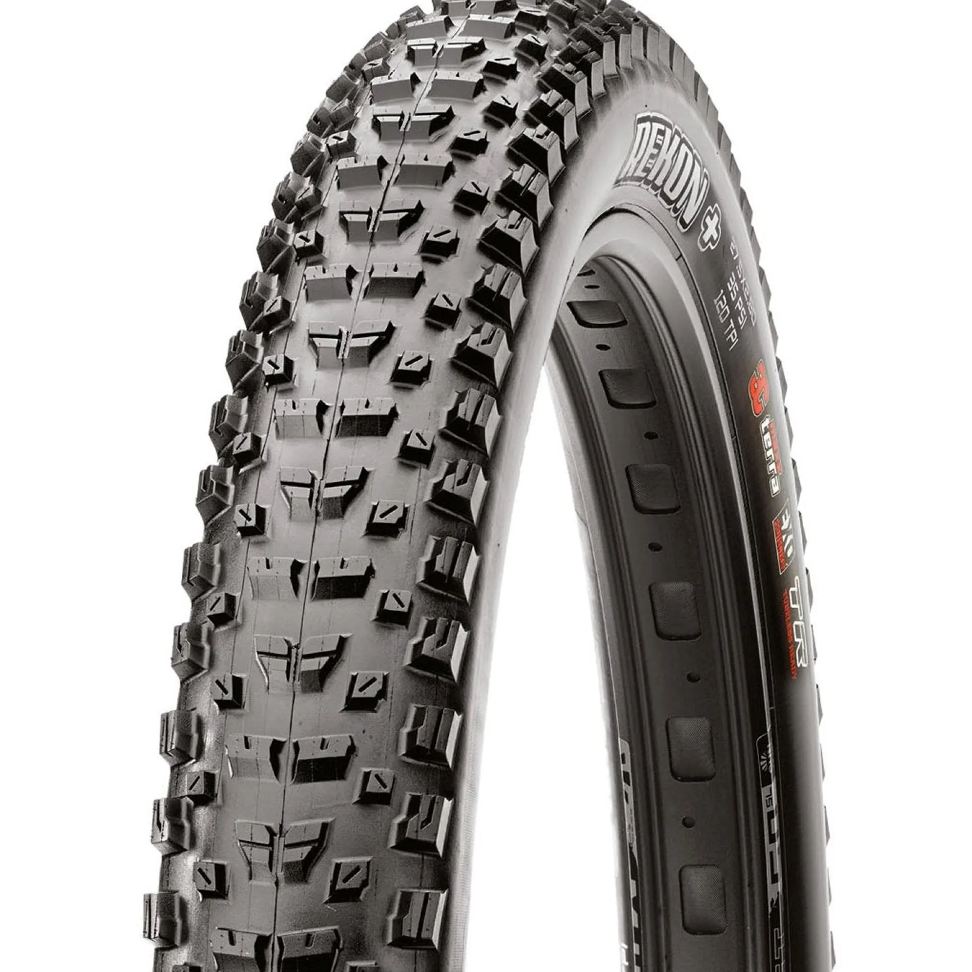 Copertone Maxxis Rekon+ EXO+ TR 60TPI pieghevole 3C MaxxTerra - 27,5 x 2.80 - Nero