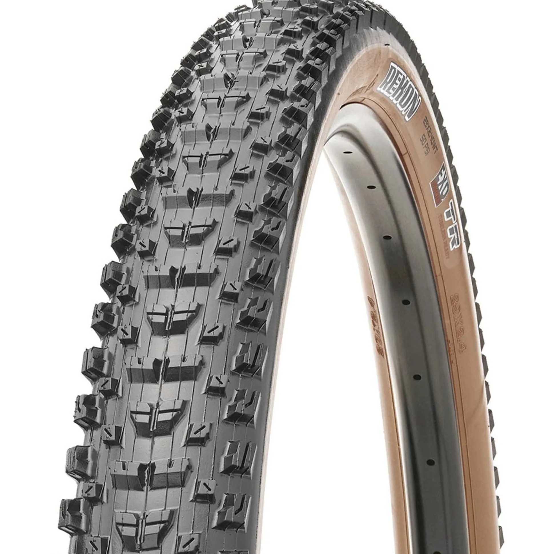 Copertone Maxxis Rekon EXO TR Tanwall nero/para 60TPI pieghevole - 29 x 2.60 - Tanwall