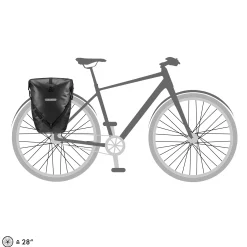 Coppia borse posteriori Ortlieb Back-Roller - Nero