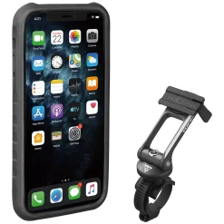 Custodia Topeak RideCase per iPhone 11 Pro nera/grigia con supporto