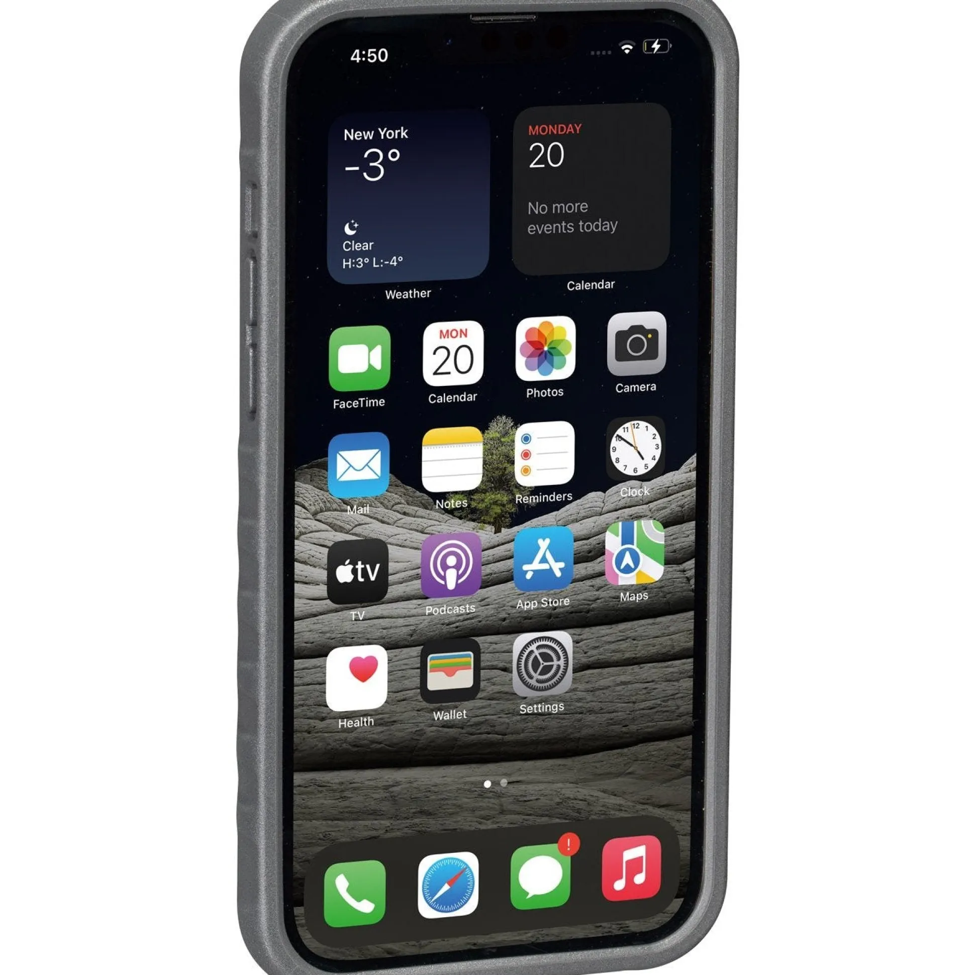 Custodia Topeak RideCase per iPhone 13 Pro Max nera/grigia