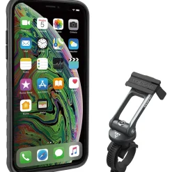 Custodia Topeak RideCase per iPhone XS Max nera/grigia con supporto
