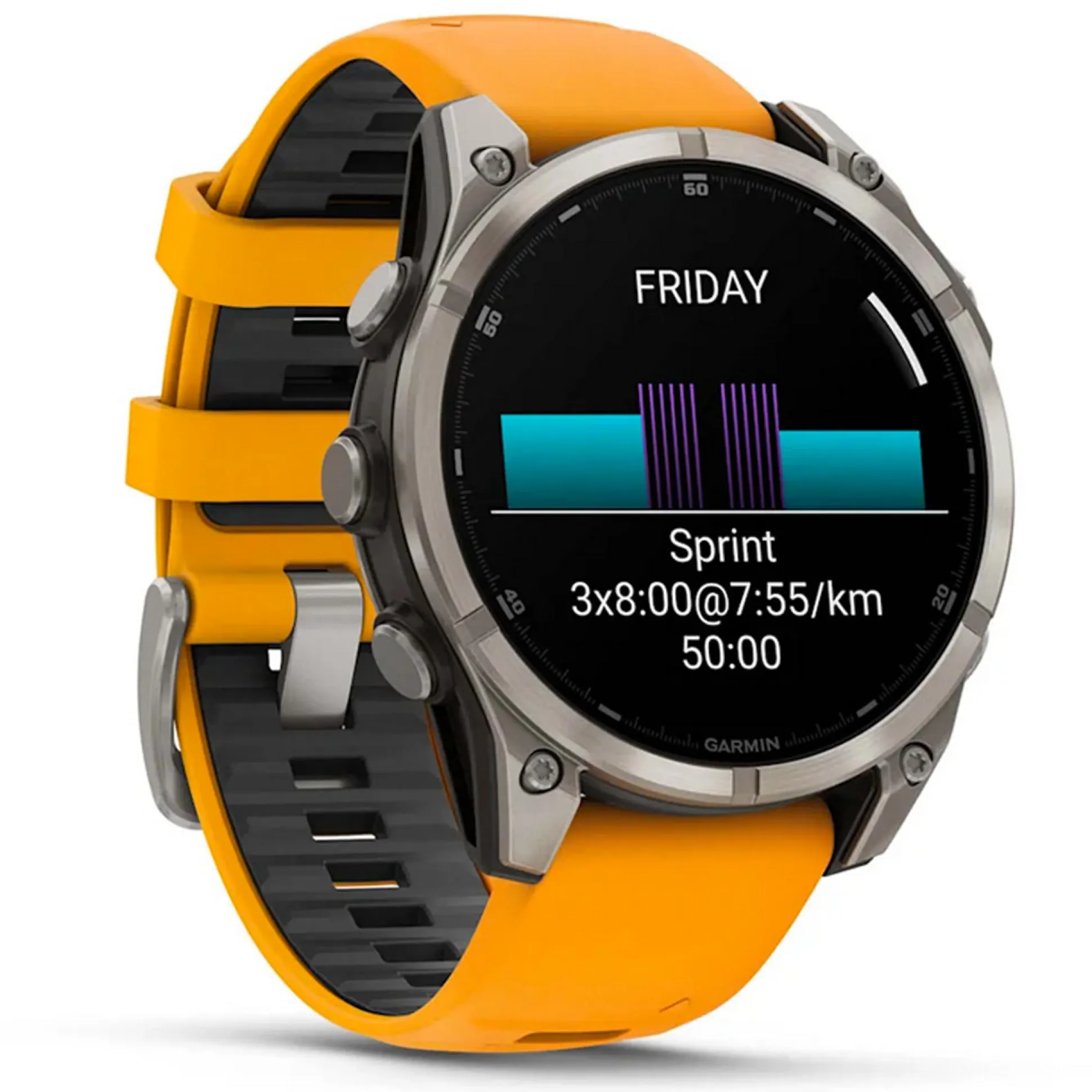 Garmin Fenix 8 47 mm AMOLED - Arancio