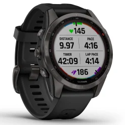 Garmin Fenix 7S Sapphire Solar - Nero