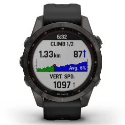 Garmin Fenix 7S Sapphire Solar - Nero