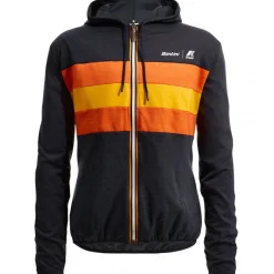 Giacca antivento reversibile Santini x K-WAY - Blu