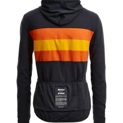 Giacca antivento reversibile Santini x K-WAY - Arancio