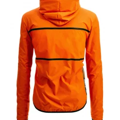 Giacca antivento reversibile Santini x K-WAY - Arancio