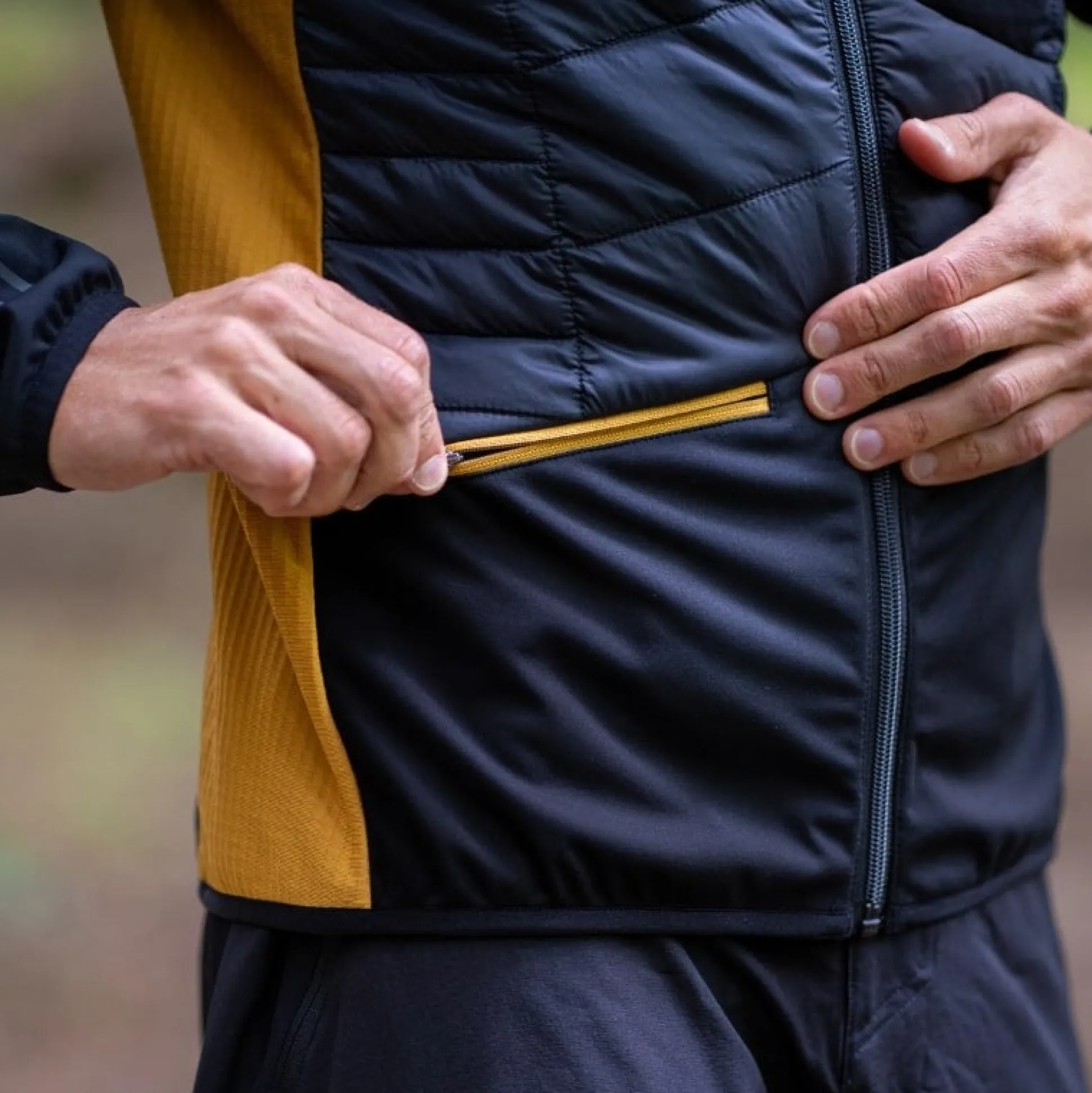 Giacca Biotex 2 in 1 - Nero giallo