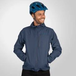 Giacca Endura Hummvee Waterproof Hooded - Blu