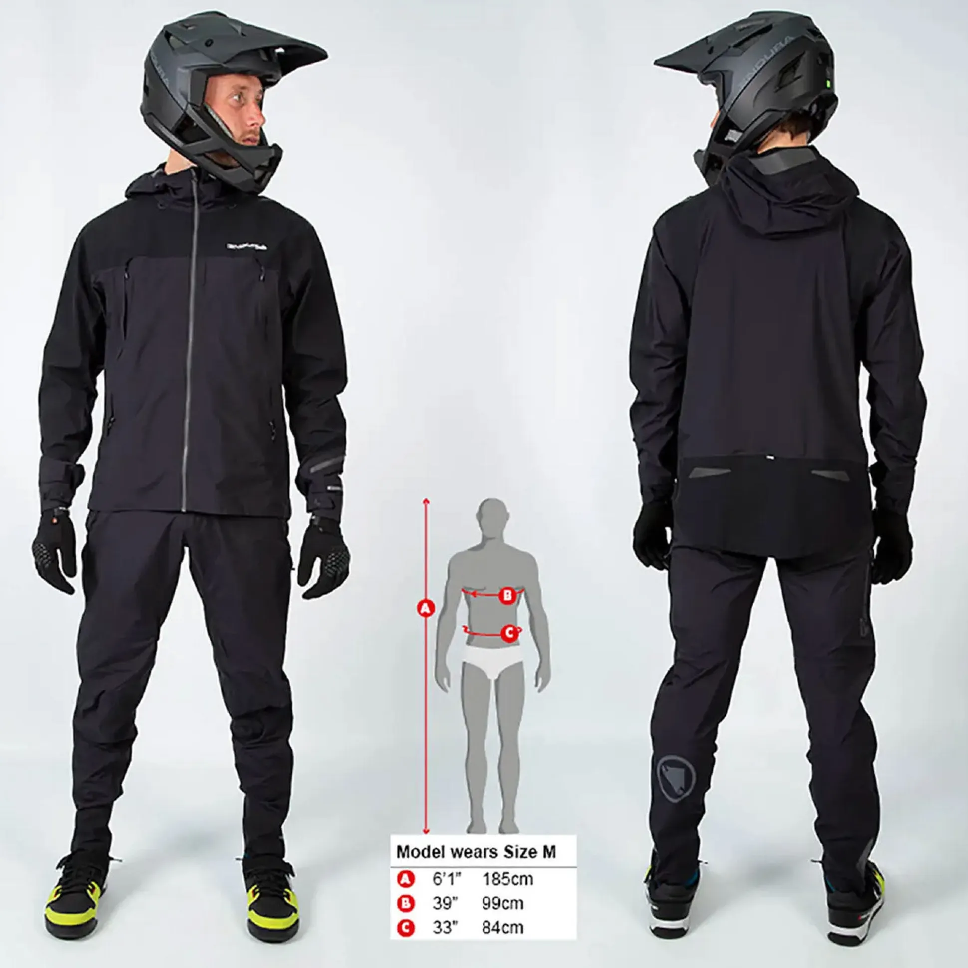 Giacca Endura MT500 Waterproof 2 - Nero