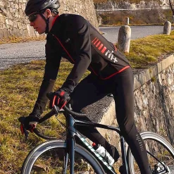 Giacca Rh+ Logo Alfa Padded - Nero rosso