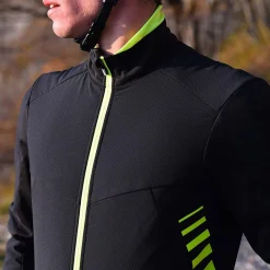 Giacca Rh+ Logo Alfa Padded - Nero giallo