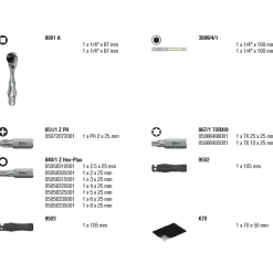 Kit chiavi Wera Bicycle set 1