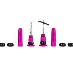 Kit riparazione tubeless per manubrio Muc-Off Stealth - Rosa
