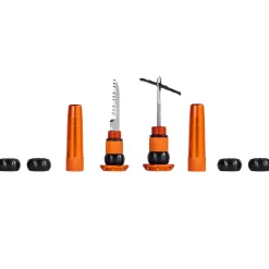 Kit riparazione tubeless per manubrio Muc-Off Stealth - Arancio