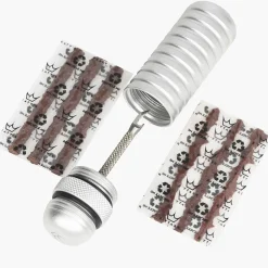 Kit riparazione tubeless per manubrio Peaty's Holeshot - Argento