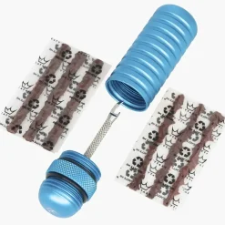 Kit riparazione tubeless per manubrio Peaty's Holeshot - Azzurro