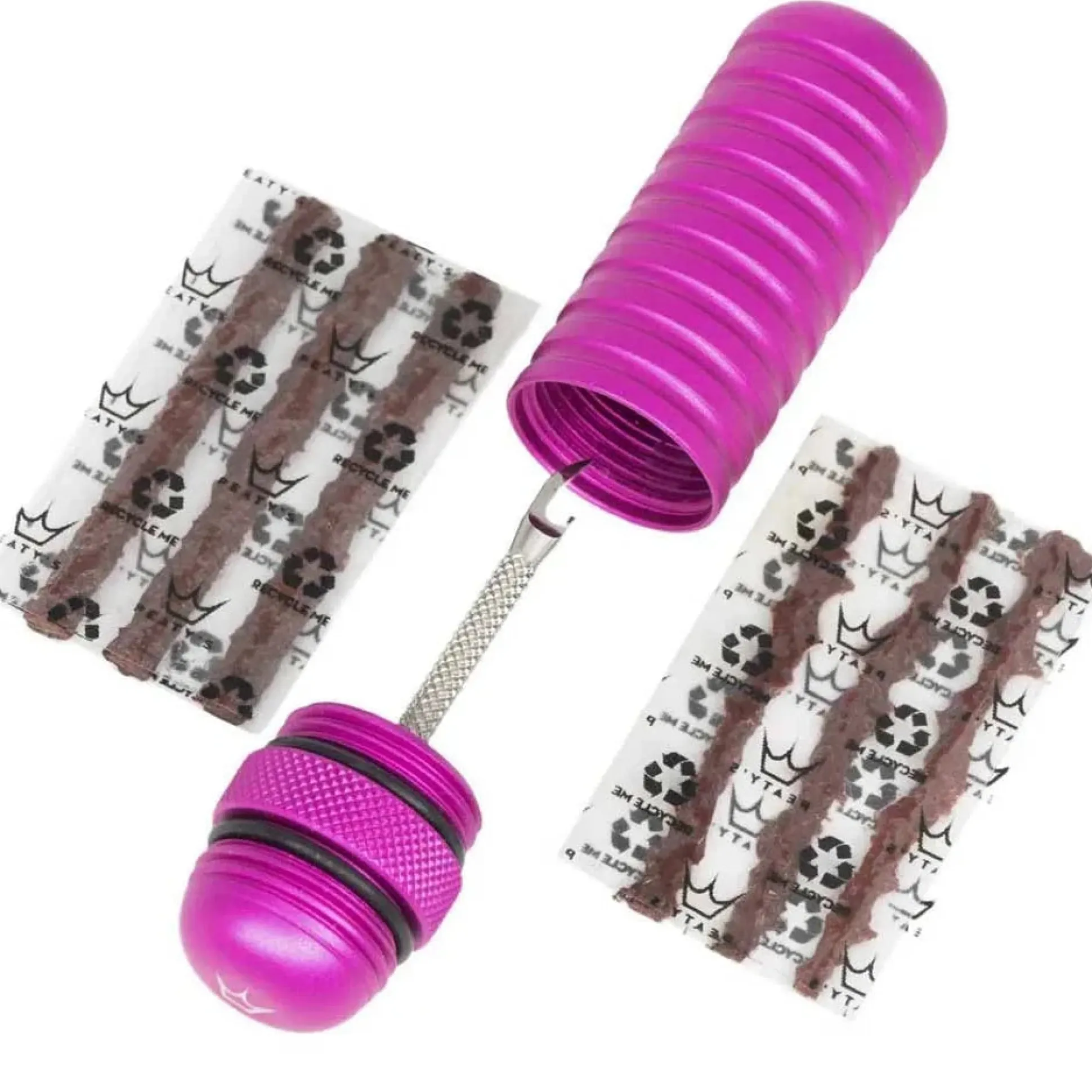 Kit riparazione tubeless per manubrio Peaty's Holeshot - Rosa