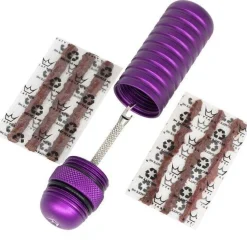 Kit riparazione tubeless per manubrio Peaty's Holeshot - Viola